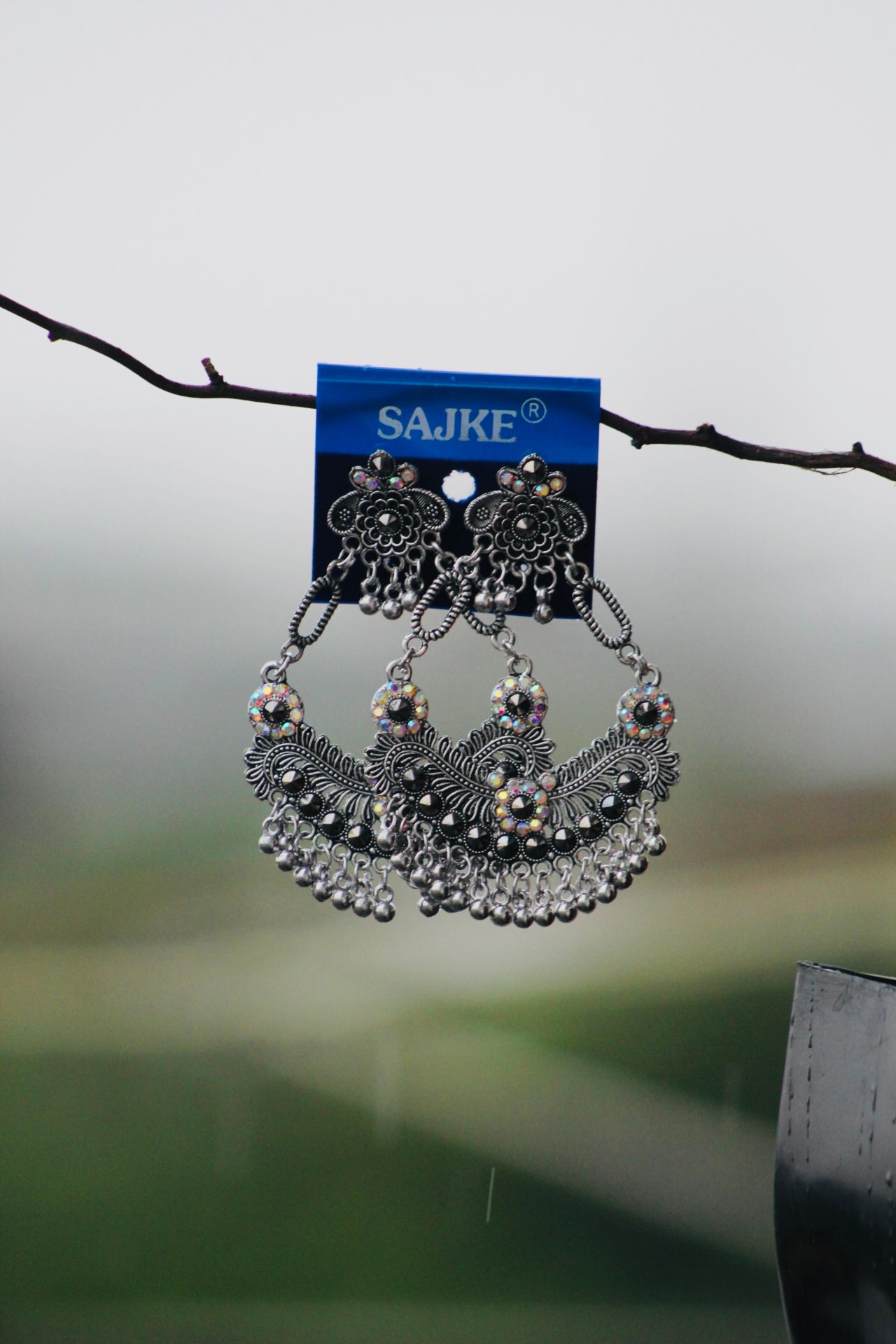 ROYAL ANTIQUE SILVER EARRINGS