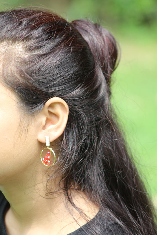 THE BLESSING MOON GOLDEN EARRINGS