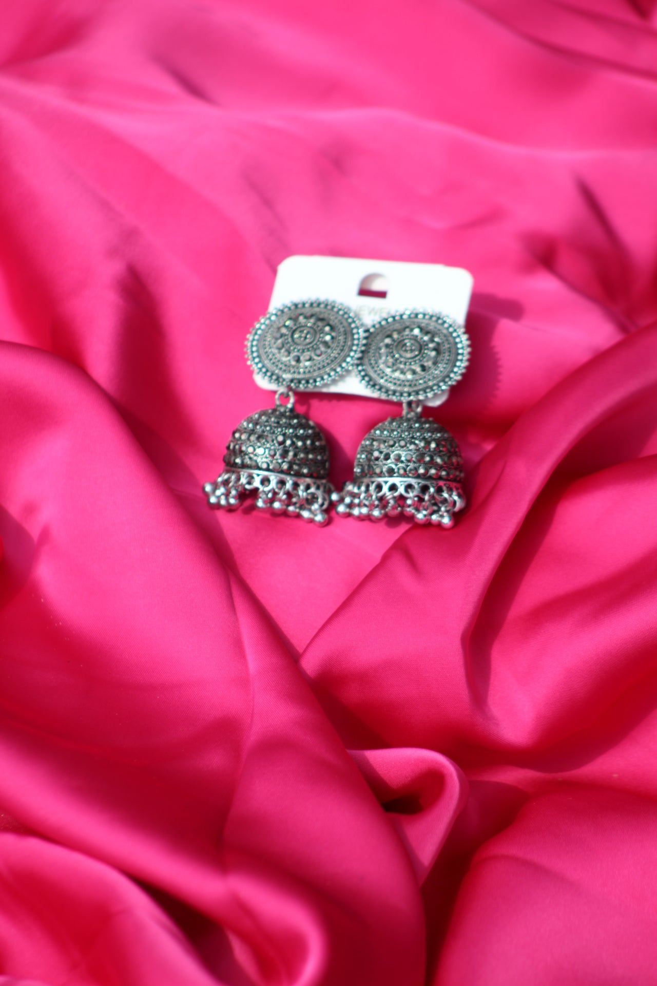 ELITE GRACEFULL OXIDISED JHUMKA