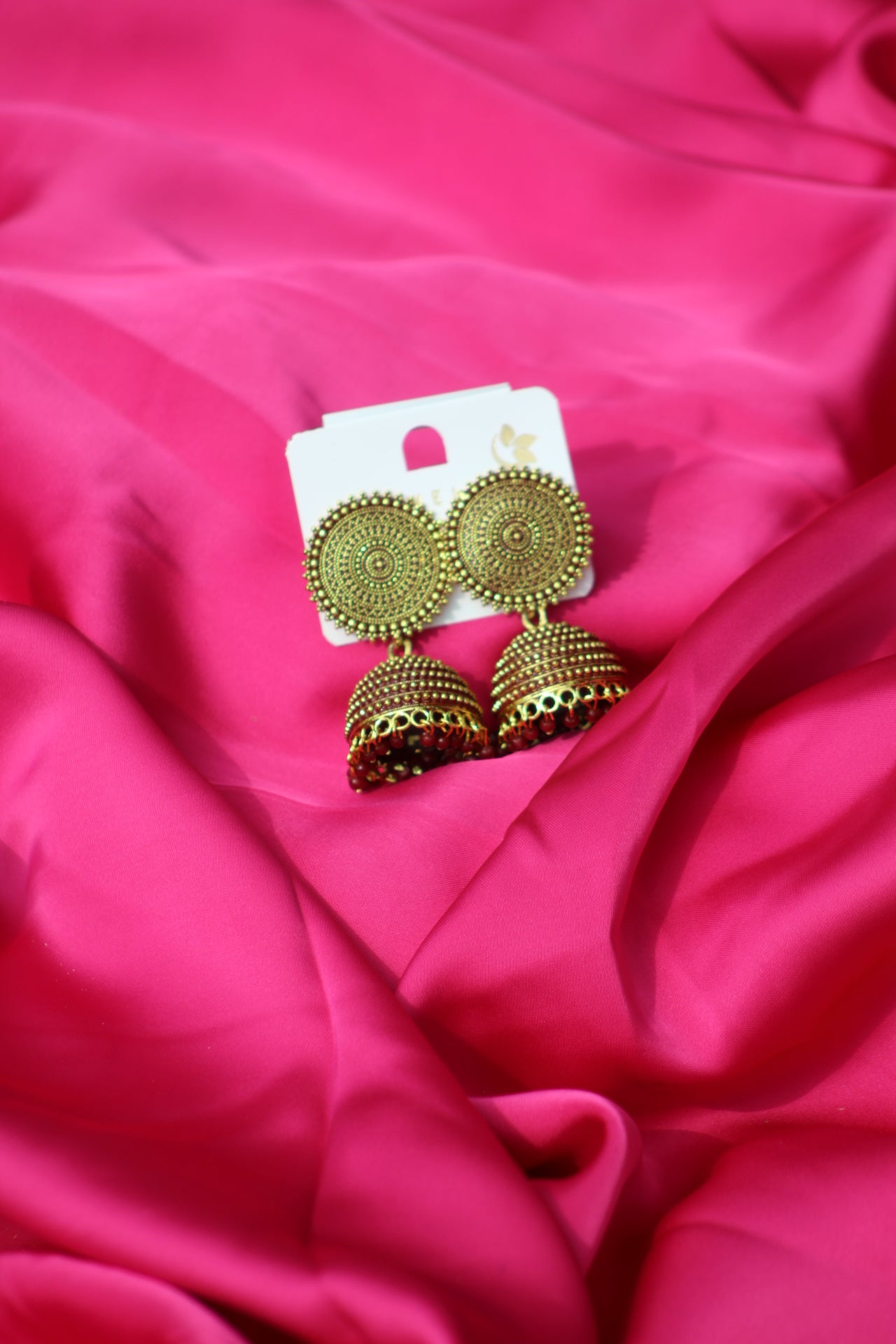 Royal Maroon Jhumka
