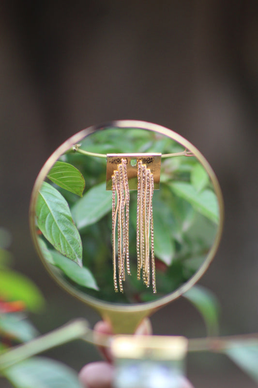 GOLDEN CHAIN EARRING