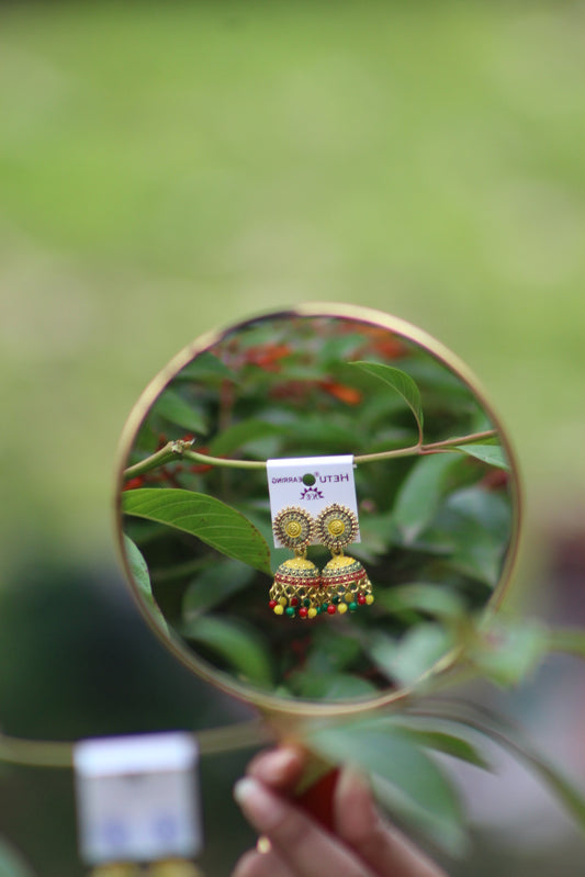 ETHNIC MULTICOLOUR JHUMKA