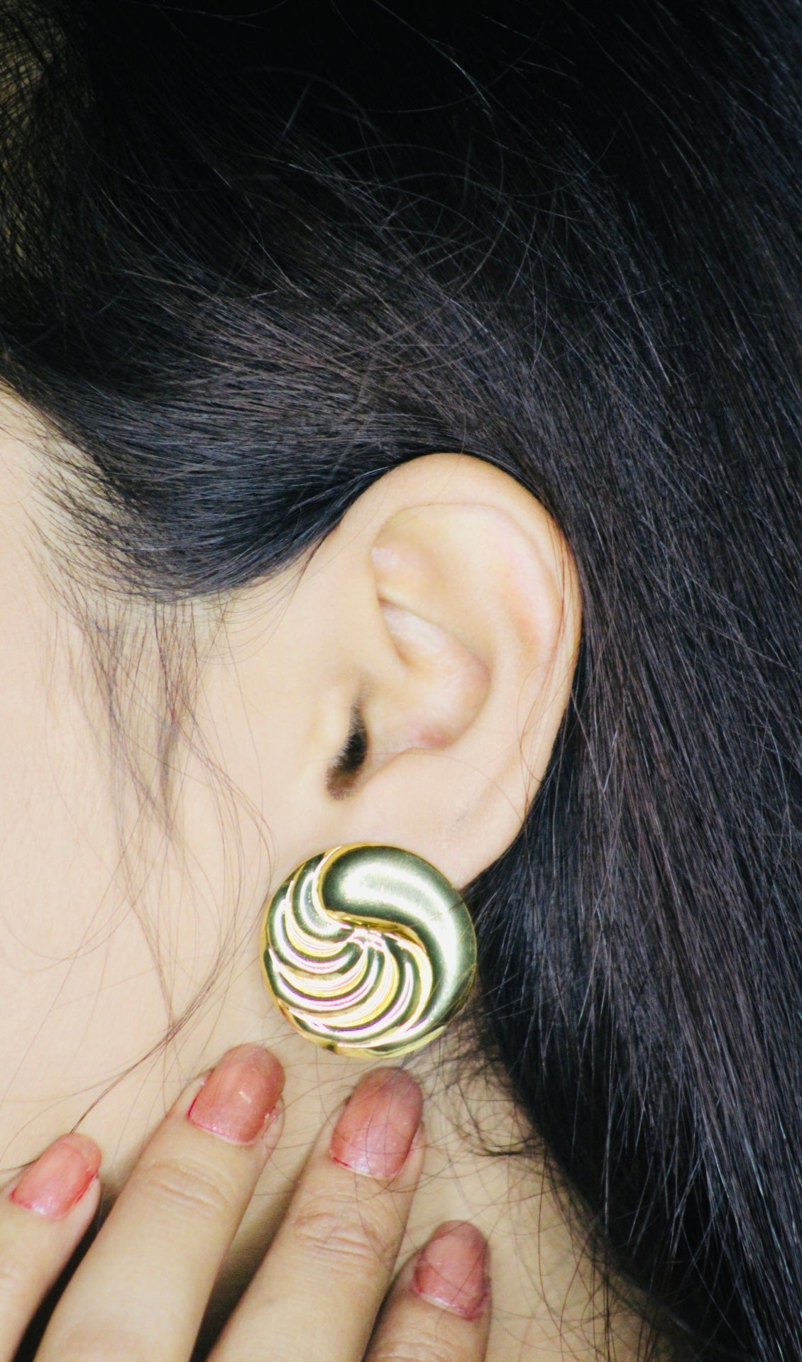 GOLDEN TWISTB & SHINE EARRINGS