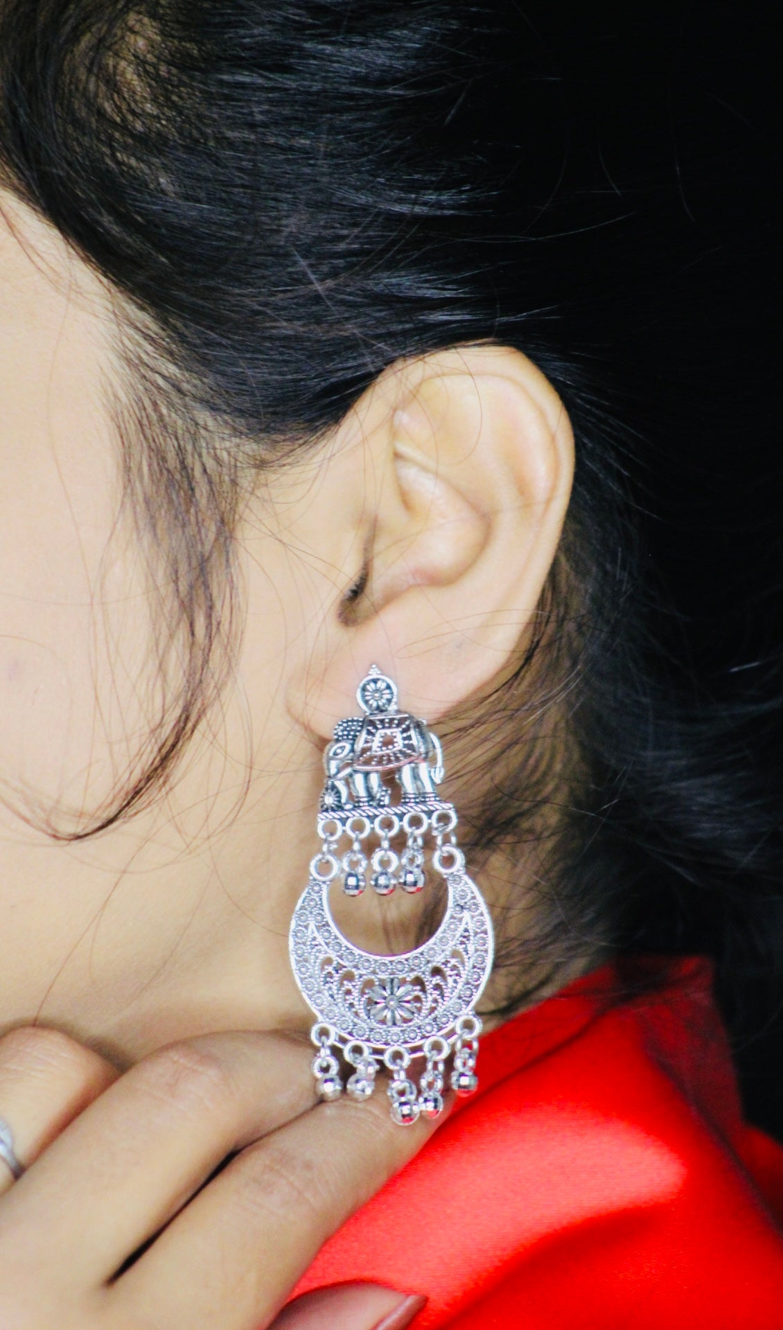 ANTIQUE ELEPHANT EARRINGS