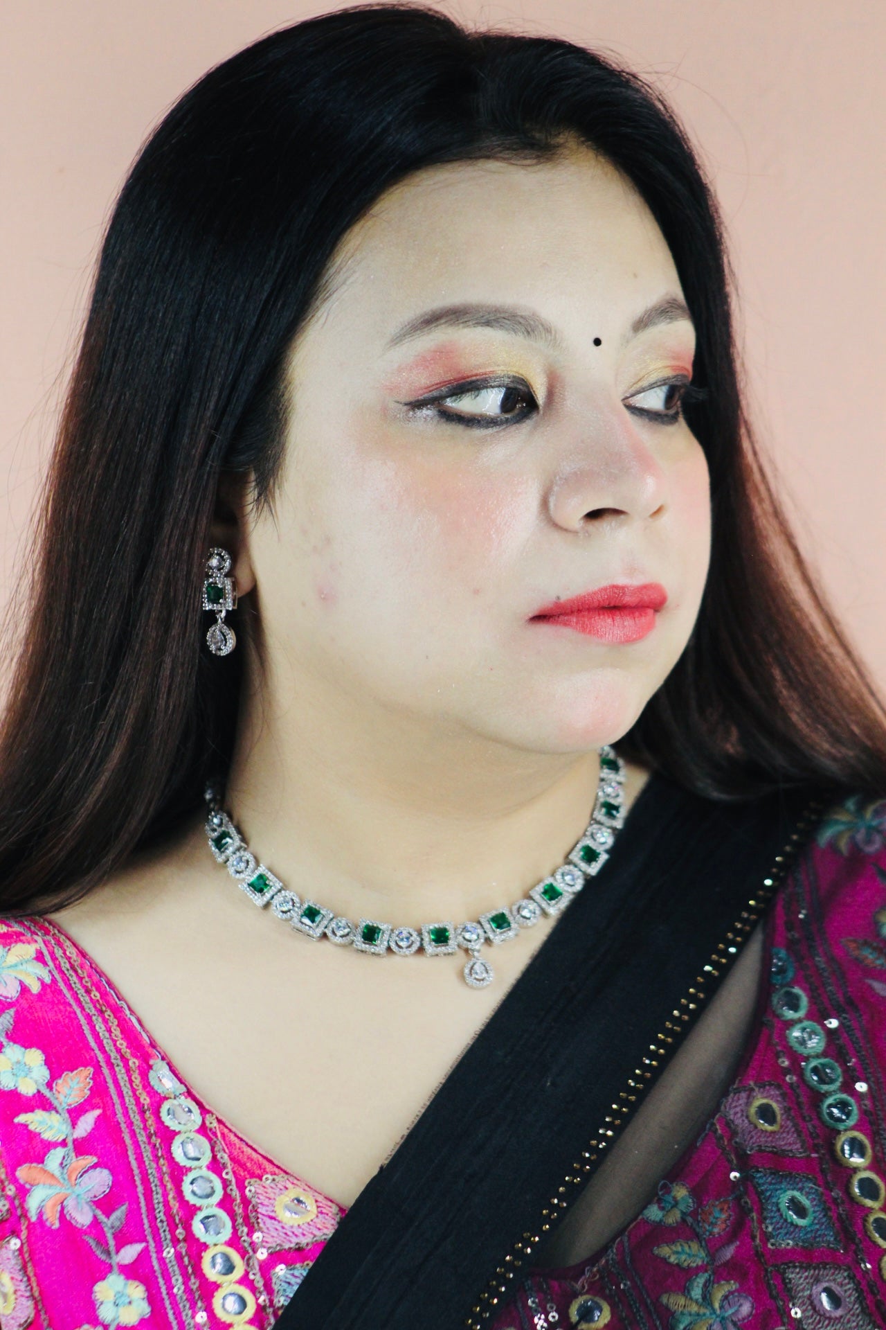 Evergreen Elegance Necklace set